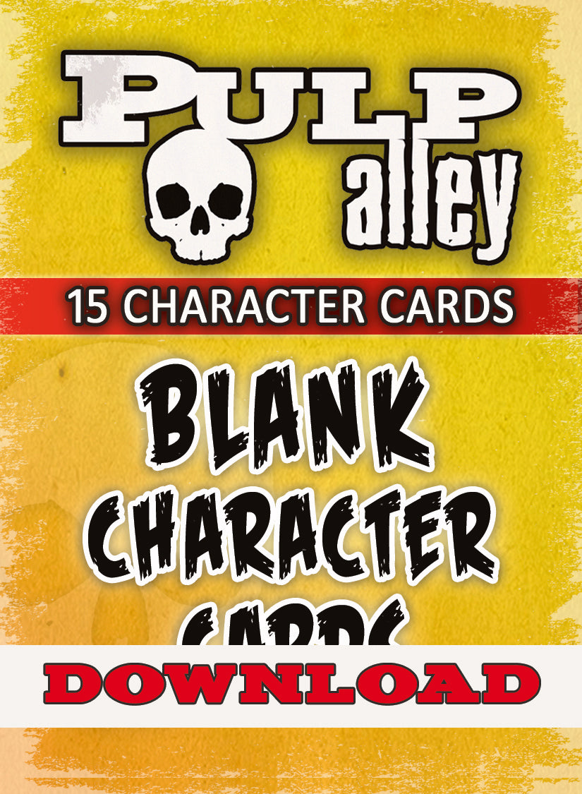 2305-15-DC - CHARACTER CARDS: BLANK (FREE PDF) – Pulp Alley
