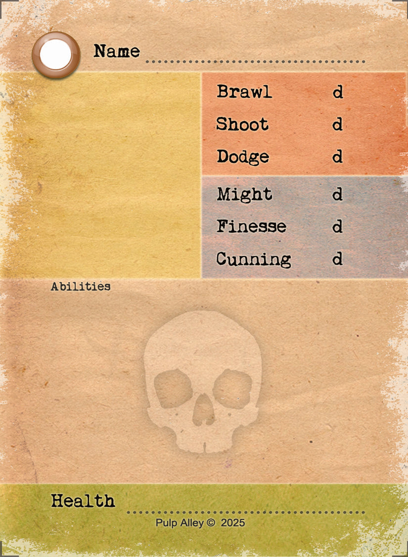 2305-15 - CHARACTER CARDS: BLANK
