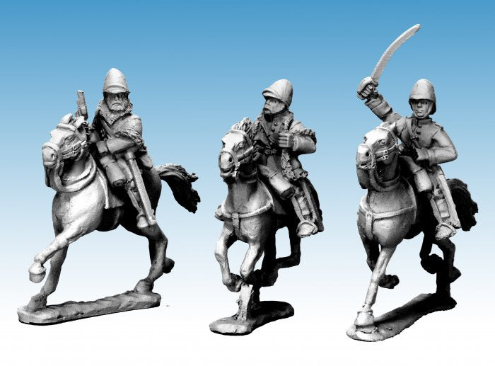 A-F001 - Colonial: Mounted British Officers (3)