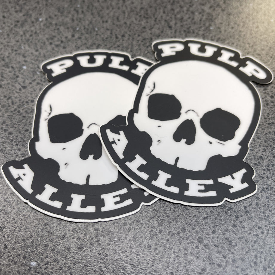 1365 - PULP ALLEY LOGO STICKERS (2)